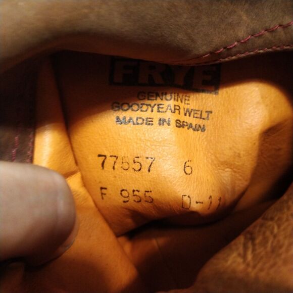 Frye Dorado 77557 Leather Riding Equestrian Tall Boots Brown Women's Size 6 - Picture 12 of 14
